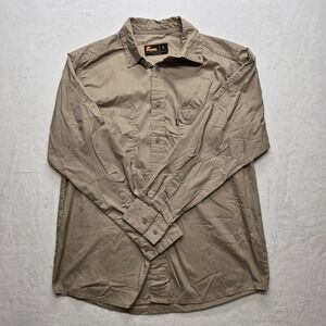 Berne Workwear Button Down Shirt Khaki Utility Workwear L‎